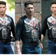 Illustration for article titled The Punisher Season 2 Tactical Skull Frank Castle Black Leather Vest for Mens Get 50% OFF Sale!em/em